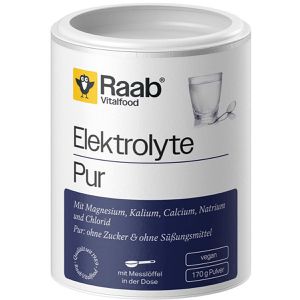 Raab-Vitalfood Elektrolyte Pur, Pulver, zuckerfrei, geschmacksneutral