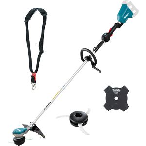 Makita Rasentrimmer DUR368LZX3, Akku, 2x18V, Rundgriff, Fadenkopf oder Messer