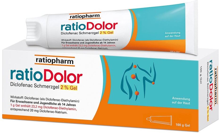 ratiopharm ratioDolor Diclofenac Schmerzgel 2 % Gel 100g