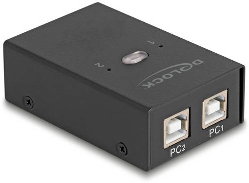 Delock 11505 USB 2.0-Umschalter Schwarz