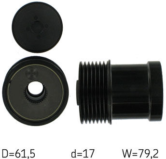 Skf Generatorfreilauf Vkm 03403
