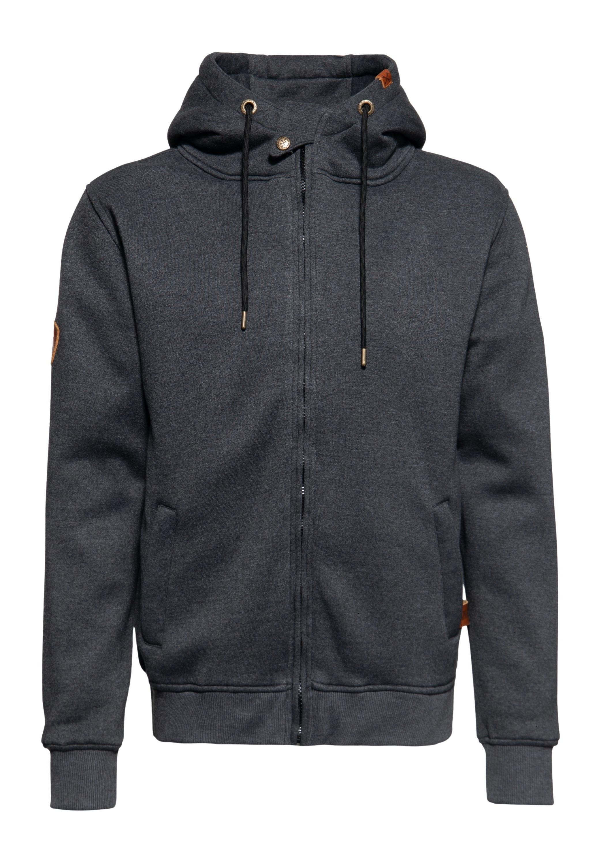 King Kerosin Herren Outdoor Sweatjacke K.K. Adventure Gear grau