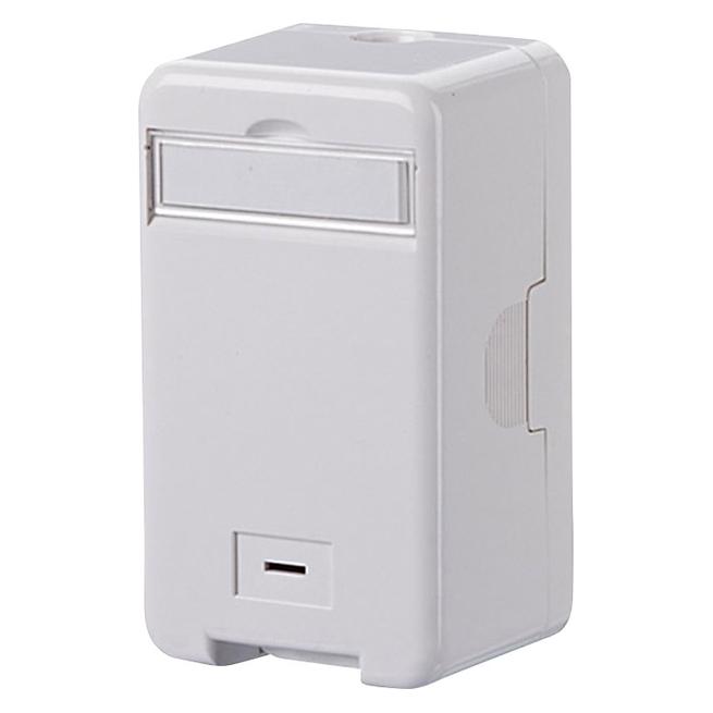 Metz Connect Keystone 1x8 AP FM leer 1309140002KEreinweiss Anschlussdose (Keystone Modulhalter) (1309140002KE-00040)