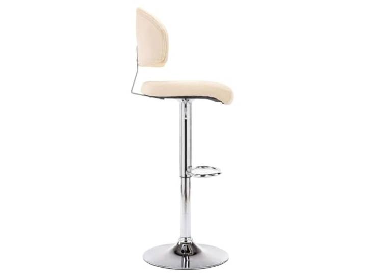 Barhocker, Kunstleder, drehbar, verstellbar Gestell aus verchromtem Stahl, integrierte Fußstütze, Gasdruckfeder, 360° drehbar, max. Belastung 110 kg