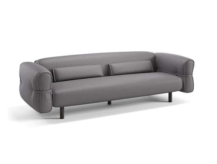 Leder Design Sofa BRIANO 3-Sitzer Designersofa Luxus Couch Italienisch