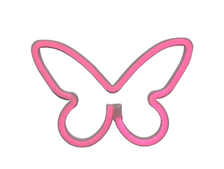 Neon Light Schmetterling