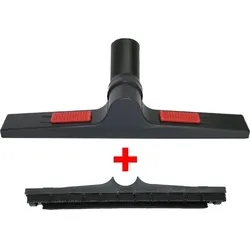 Bodendüse Starmix Staubdüse 37 cm Kunststoff, mit Hartbodeneinsatz, 2 Borstenleisten & Rollen