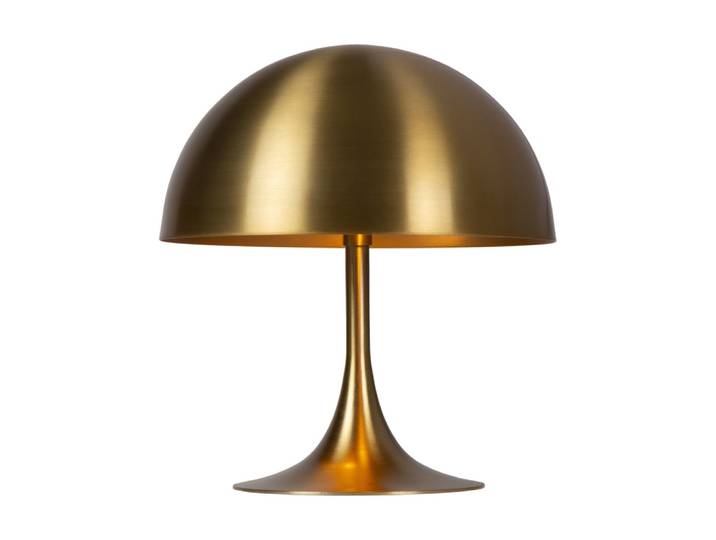 Lampe de table industriellement à la hauteur d'or 28 cm en métal