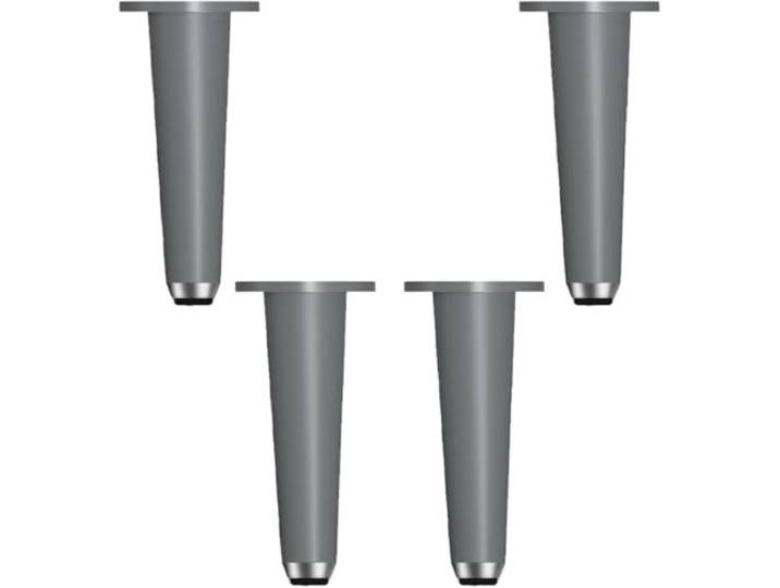 VOPLIVAT Möbelbeine aus Aluminiumlegierung Mehrfarbig, mehrere Größen for Möbel, Sofa, Schrank, Tisch, Stuhl: verstellbare Metallbeine(Gris,310mm/12.2in)