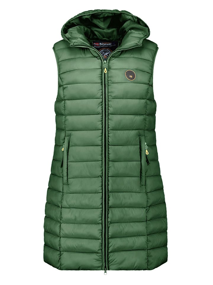 Geographical Norway Steppweste "Vatikamap" in Grün - S