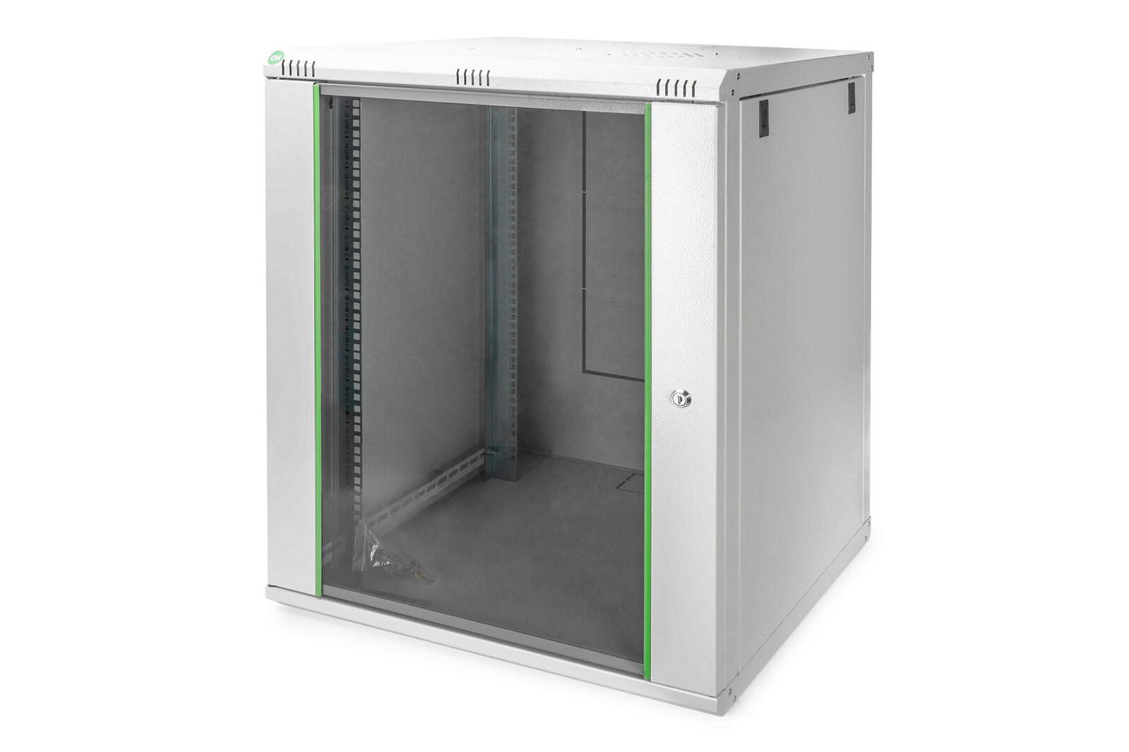 Digitus 16HE 19"-Wandgehäuse Dynamic Basic Serie RAL 7035 grau DN-19 16U-6/6-EC