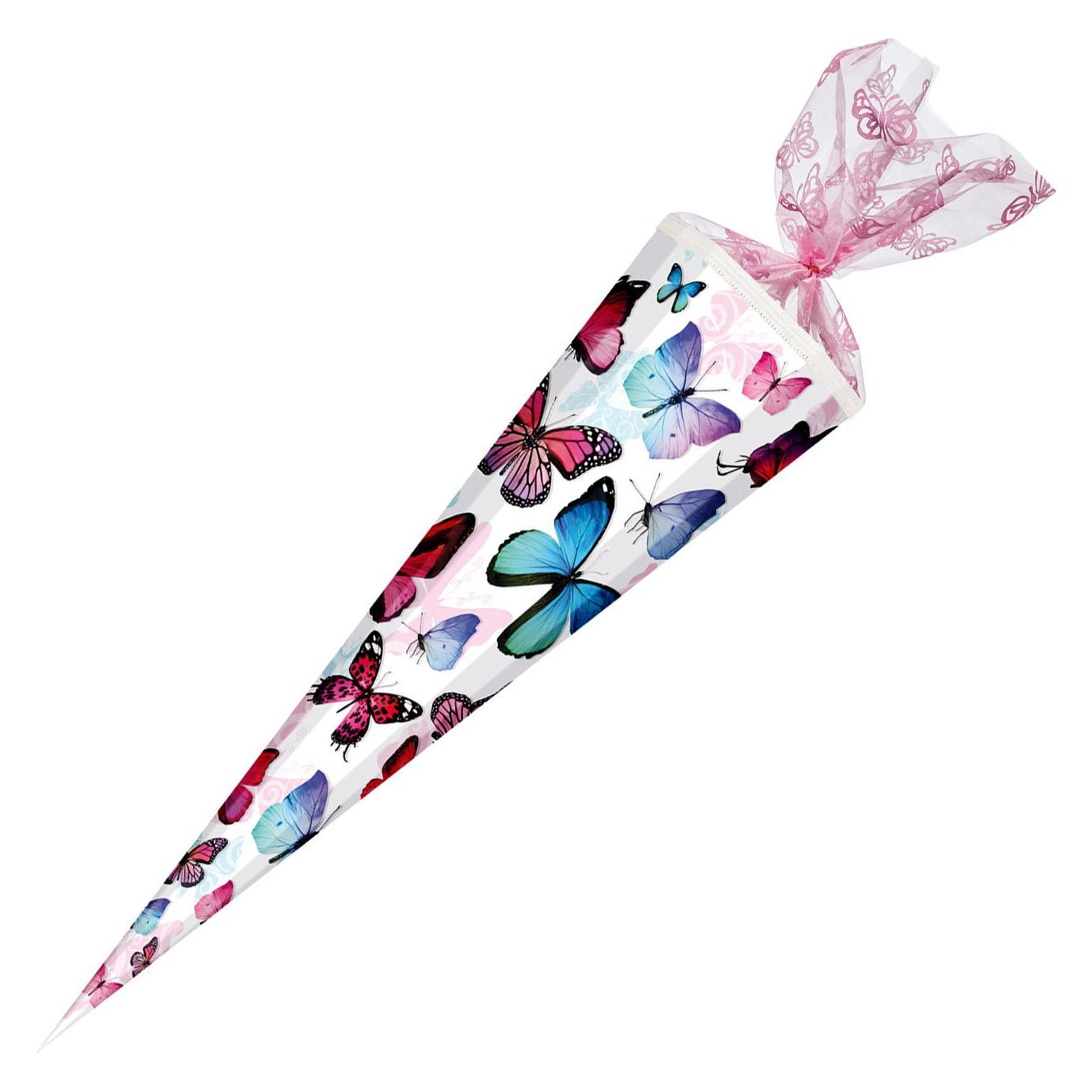 Nestler Tradition in Emotion Schultüte Schmetterling 100,0 cm mehrfarbig (100 cm) (7007795)