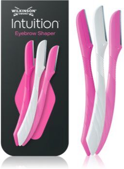 Wilkinson Sword Intuition Eyebrow Shaper navalha para sobrancelhas 3 un.. Intuition Eyebrow Shaper