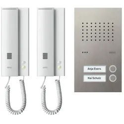 Acero pur Audio-Set für 2 Wohneinheiten, Türstation edelstahl