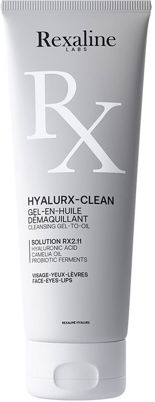 Rexaline HYALURX-CLEAN gel demaquilante à base de óleo 125 ml
