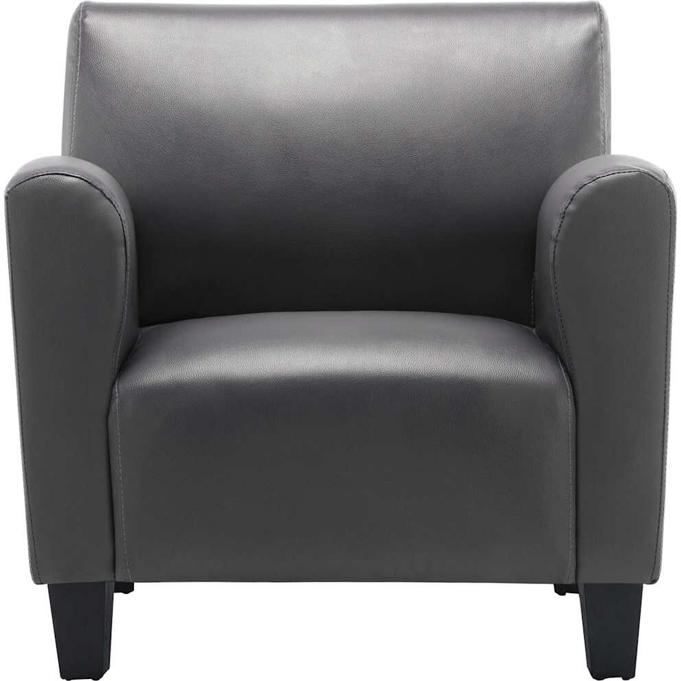 vidaXL Chaise gris similicuir