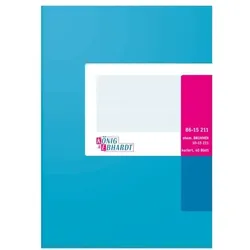 König & Ebhardt Geschäftsbuch A5 »drahtgeheftet« - kariert weiß, 14.8x42 cm