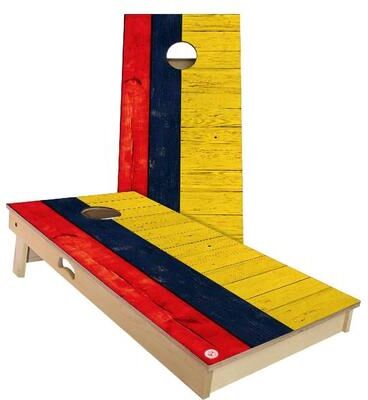 Skip's Garage Columbia Flag Outdoor Cornhole Board Set