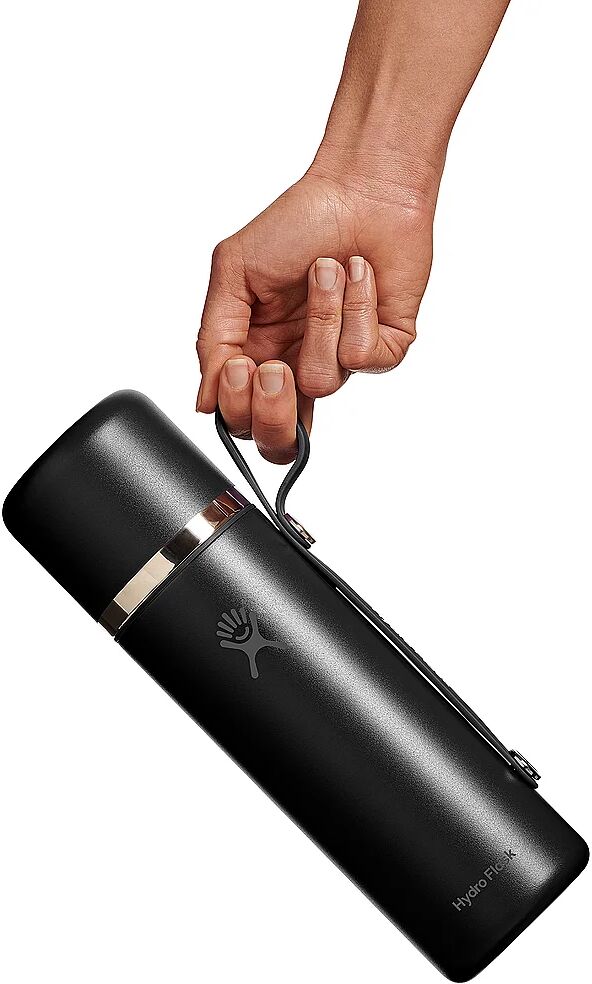 HYDRO FLASK Trinkflasche Hot Flask & Cup isoliert 828ml schwarz B