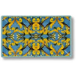 Excelsa Teller Trinacria aus Keramik 25x15 cm mehrfarbig
