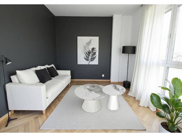 Beistelltisch Cadete - Keramik 46 cm Ø 50cm Weiß