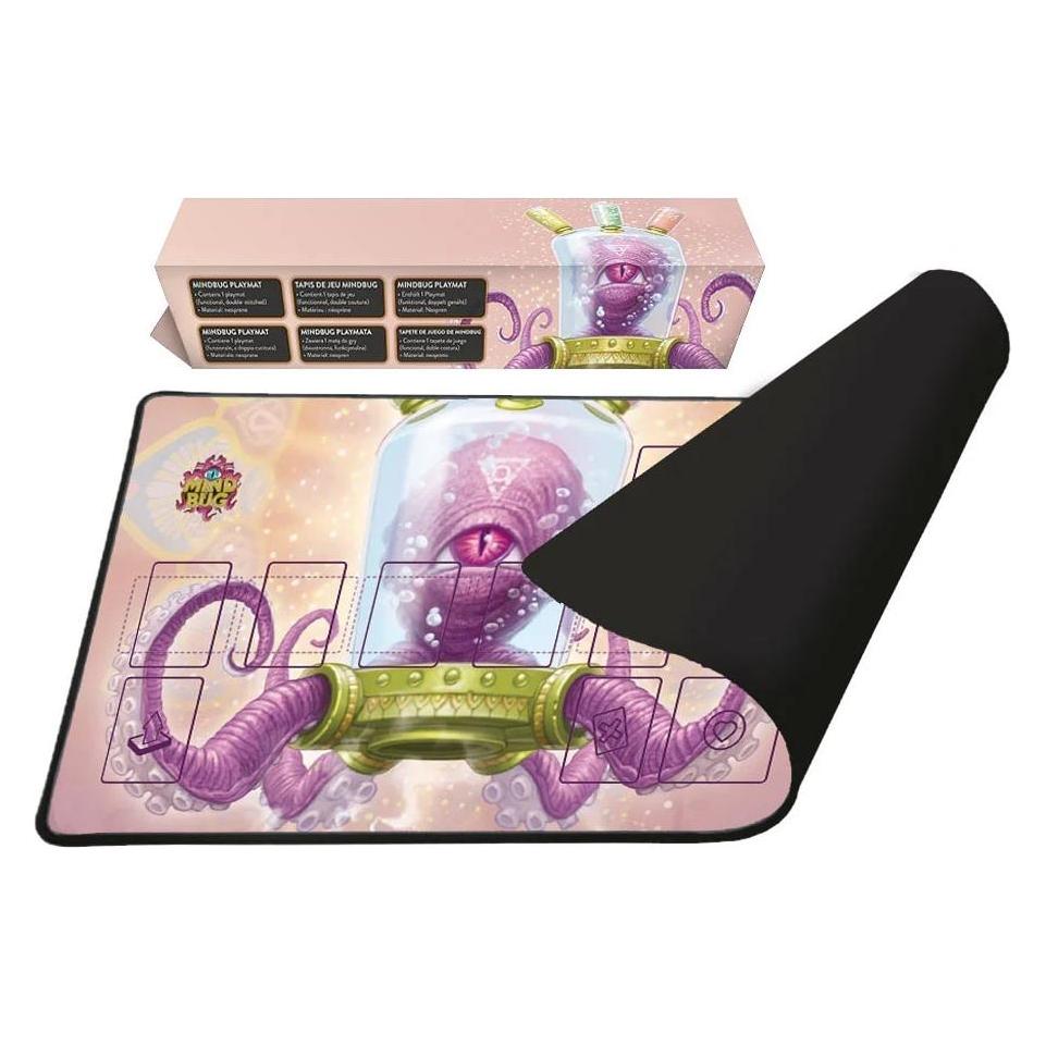 Nerdlab Games Mindbug: Pink Mindbug Spielmatte (24 x 14 cm) (NLG41041)