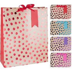 Geschenktasche DOTS (BHT 26x32x10 cm) - BHT 26x32x10 cm