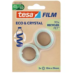 tesa, Klebeband, Packung mit 6 Tesafilm Eco Crystal-Blistern