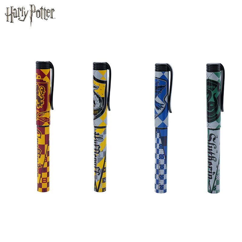Warner Bros. Harry Potter Hogwarts Pen Set - 4-delig - Gryffindor, Slytherin, Ravenclaw en Hufflepuff - Officieel Gelicenseerd