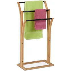 Relaxdays, Handtuchhalter + Handtuchhaken, Handtuchhalter