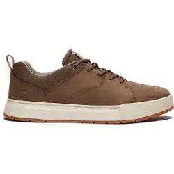 Timberland für Herren. TB0A69G9W071 Maple Grove dunkelbraune Turnschuhe (45.5), Leder, Wohnung, Schnürsenkel, Lässig