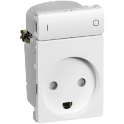 LK FUGA Stikkontakt 13A, 1,5 modul, IHC Wireless 230V AC, hvid., Automatisierung