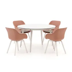 Hartman Le Soleil Element/Sophie Studio ø 128 cm Gartenmöbel-Set 5-teilig