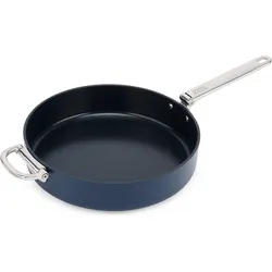 Space Pfanne 30 cm blau mit klappbaren Griffen