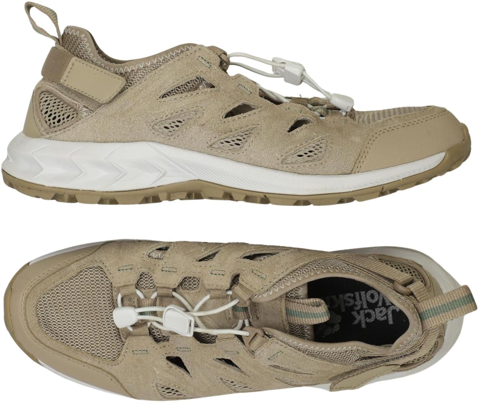 Jack Wolfskin Damen Halbschuh, Beige, Gr. EU 42, Leder / Kunstleder - Second Hand