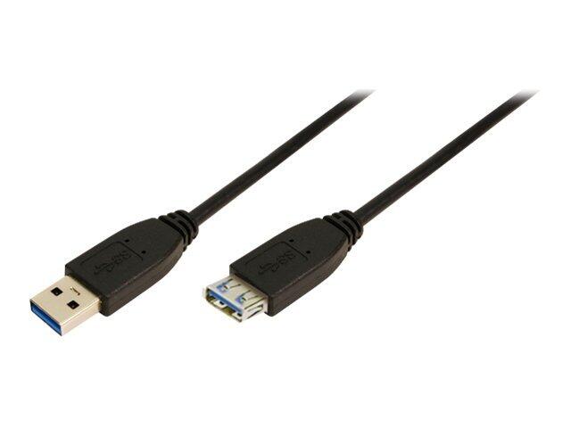 LogiLink USB Typ A (M) zu USB Typ A (W), USB 3.0, 2m CU0042