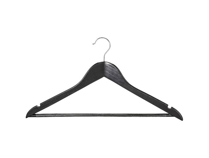 MyDeal Kleiderbügel-Set Enzo schwarz Eukalyptus B 44.5 cm Set
