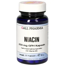 Niacin 250 mg GPH Kapseln 30 St