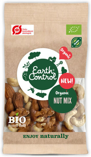 Earth Control Økologisk Nøddemix, 25 G