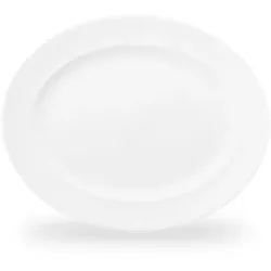 Churchill White classic Platte Oval 36,5cm