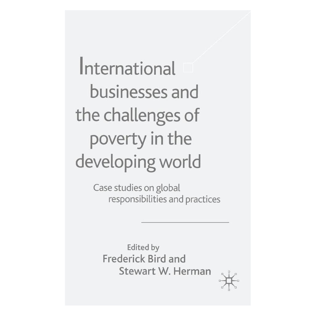Springer International Businesses and the Challenges of Poverty in the Developing World (Englisch, Softcover, F. Bird S. Herman) (55838896)