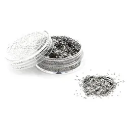 EULENSPIEGEL Glitzer "Grob", silber