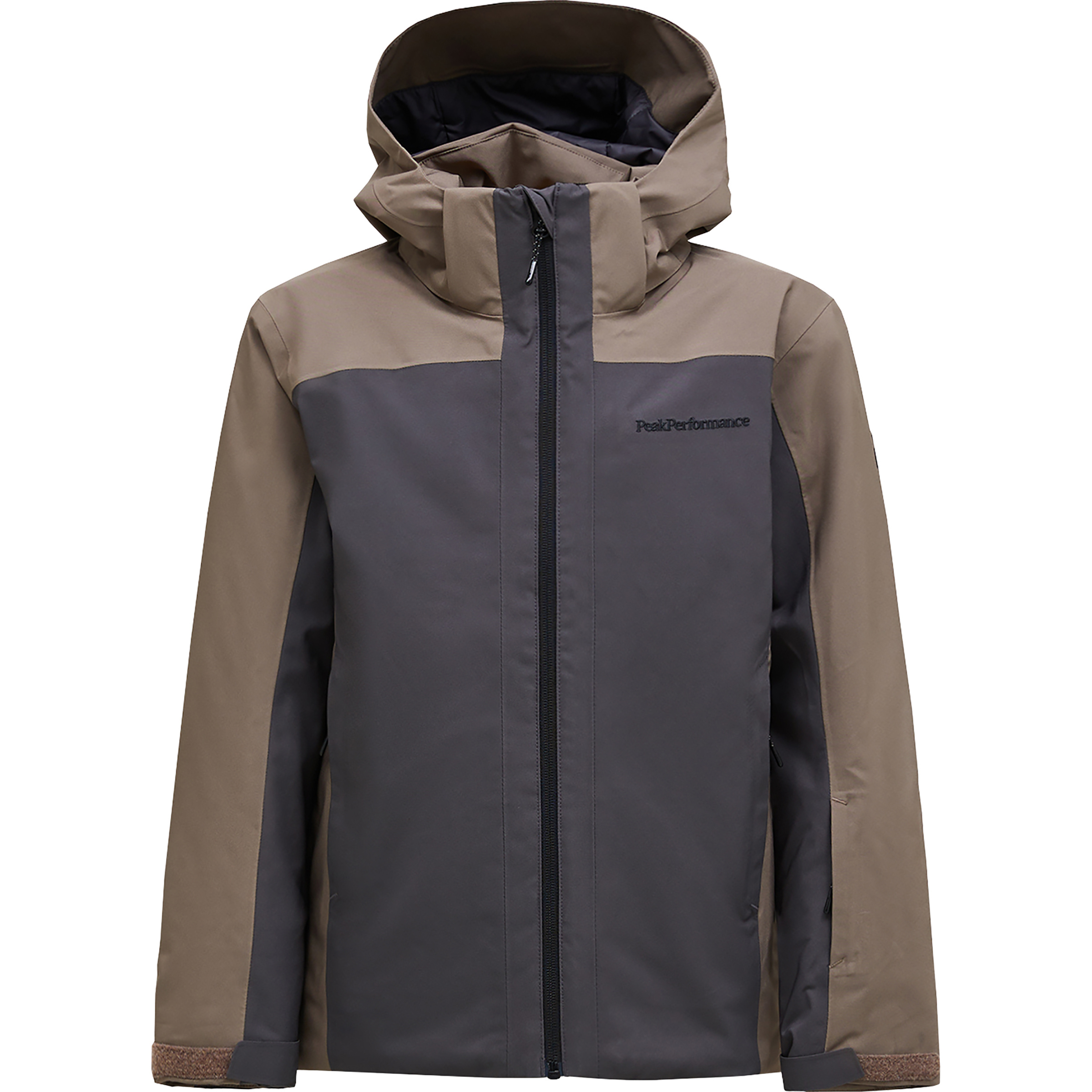 Peak Performance Maroon Blocked Kinder Isolationsjacke braun Größe 160 Skifahren Elastisch Wasserabweisend