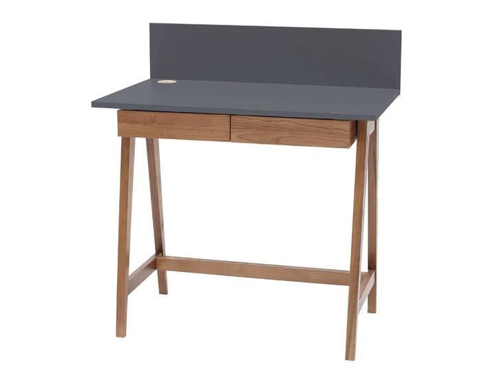 Bureau Ophelia II 85cm Gris/Graphite