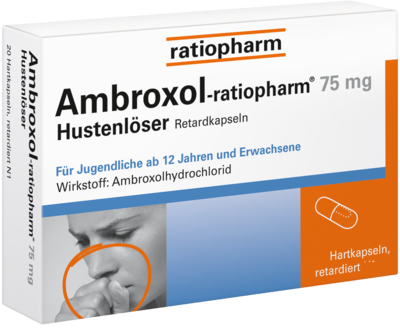 ratiopharm GmbH AMBROXOL-ratiopharm 75 mg Hustenlöser Retardkaps. 50 st 00680940