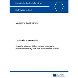 Variable Geometrie, Fachbücher von Marjolaine Savat-Gündüz
