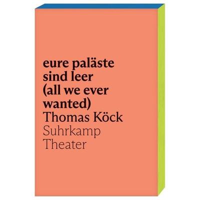 eure paläste sind leer (all we ever wanted), Taschenbuch von Thomas Köck, Suhrkamp, 978-3-518-43096-5