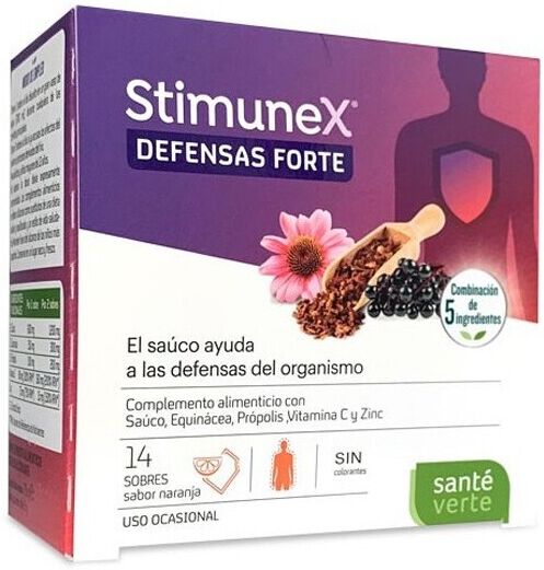 Santé Verte Stimunex Defensas Forte 14 Sobres