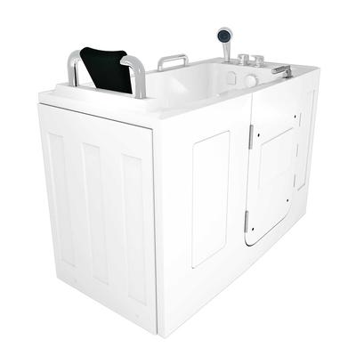 AcquaVapore Senioren Sitzbadewanne Sitzwanne Badewanne mit Tür Pool S07-C-L 140cm