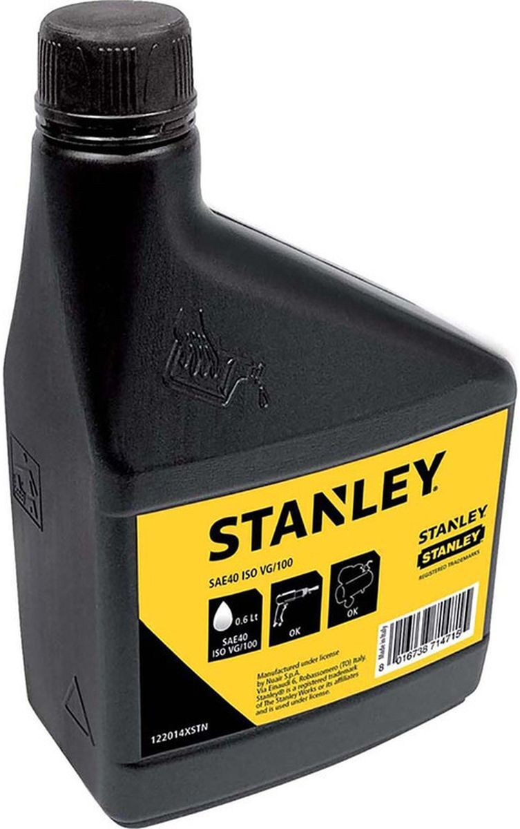 Olio per Compressore Stanley 0,6L, SAE40 ISO VG100